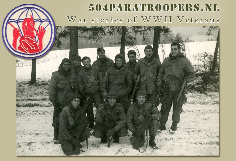504 paratroopers.nl - War stories of WWII Vertarans - click here to enter